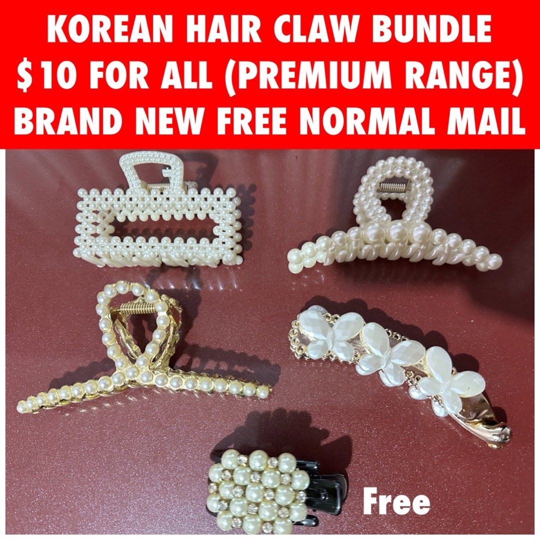 Premium Korean Hair Claw Clip Bundle, Women's Fashion, Watches & Accessories, Hair Accessories