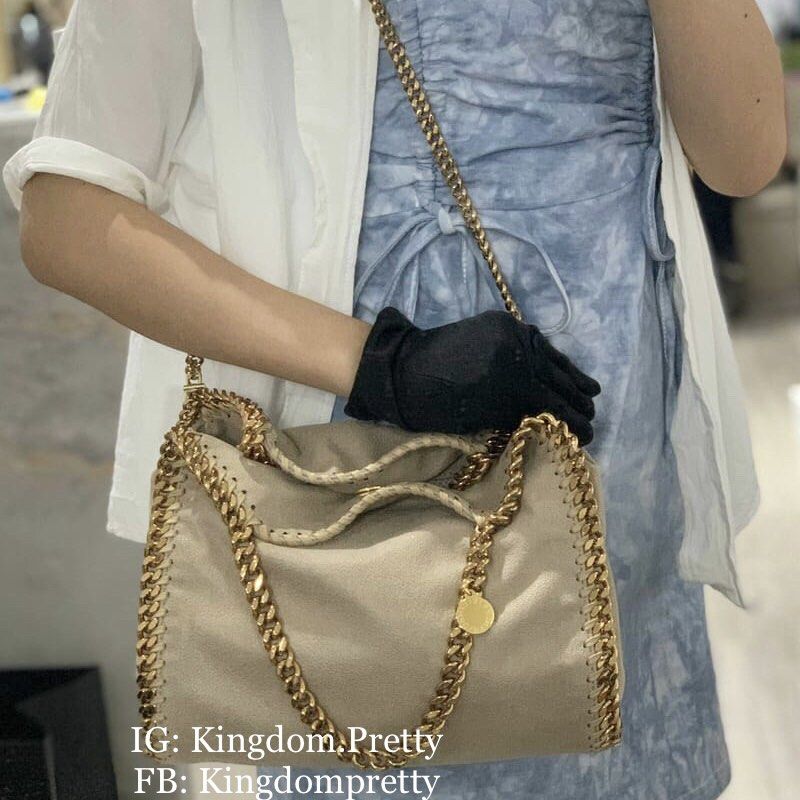 Pre order Stella McCartney Falabella Chain Around Tote Bag in Gold Hardware