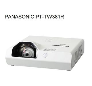 PROJECTOR- Panasonic PT-TW381R 3LCD, 3,300lm, WXGA, Interactive, Short Throw