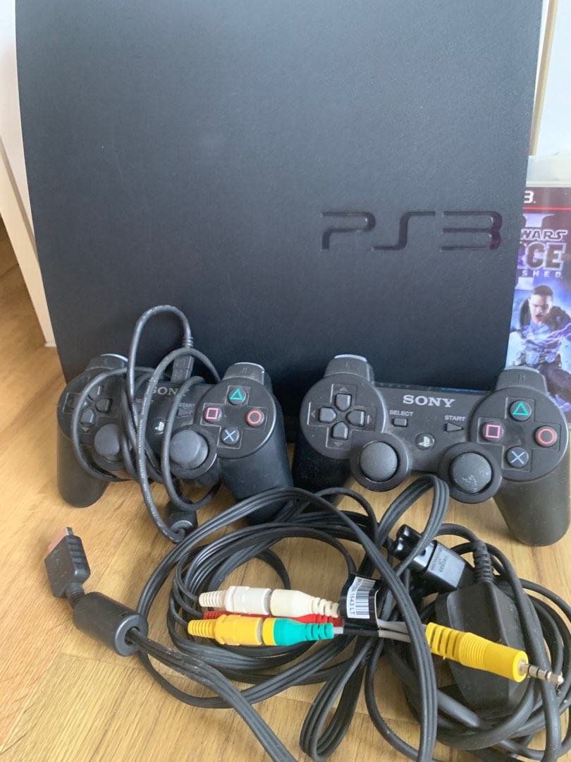 PS3 full set with controllers Video Gaming Video Game Consoles