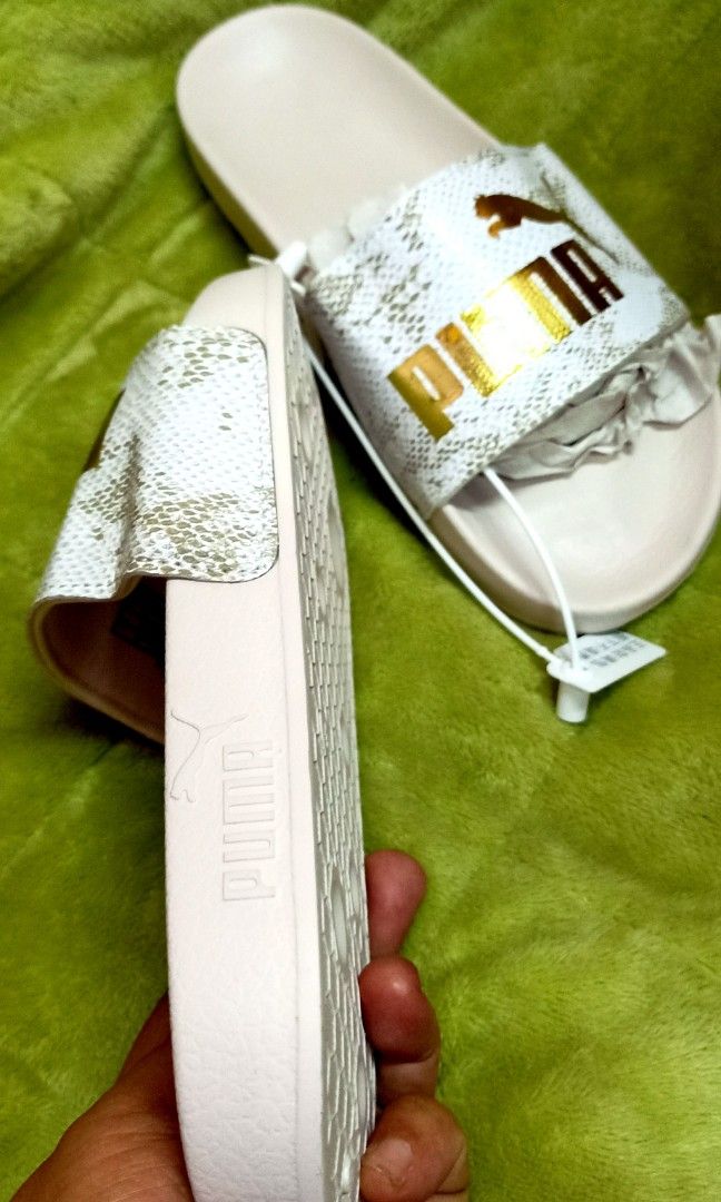 Clear puma slides online