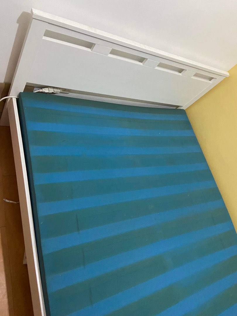 Queen Size Bed with Uratex Mattress, Furniture & Home Living, Furniture