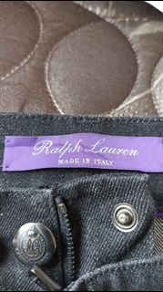 Ralph Lauren Purple Label Denim Biker Jeans made in Italy