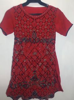 Red Dress for Kids 6-10