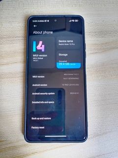 Redmi note 10 pro 8/128gb (defective)