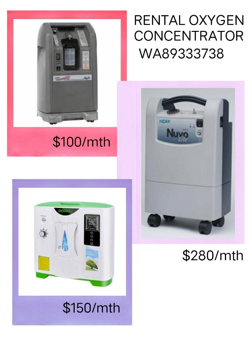 O2 Car Rental Rental- Pet Oxygen Concentrator, Health & Nutrition, Assistive ...
