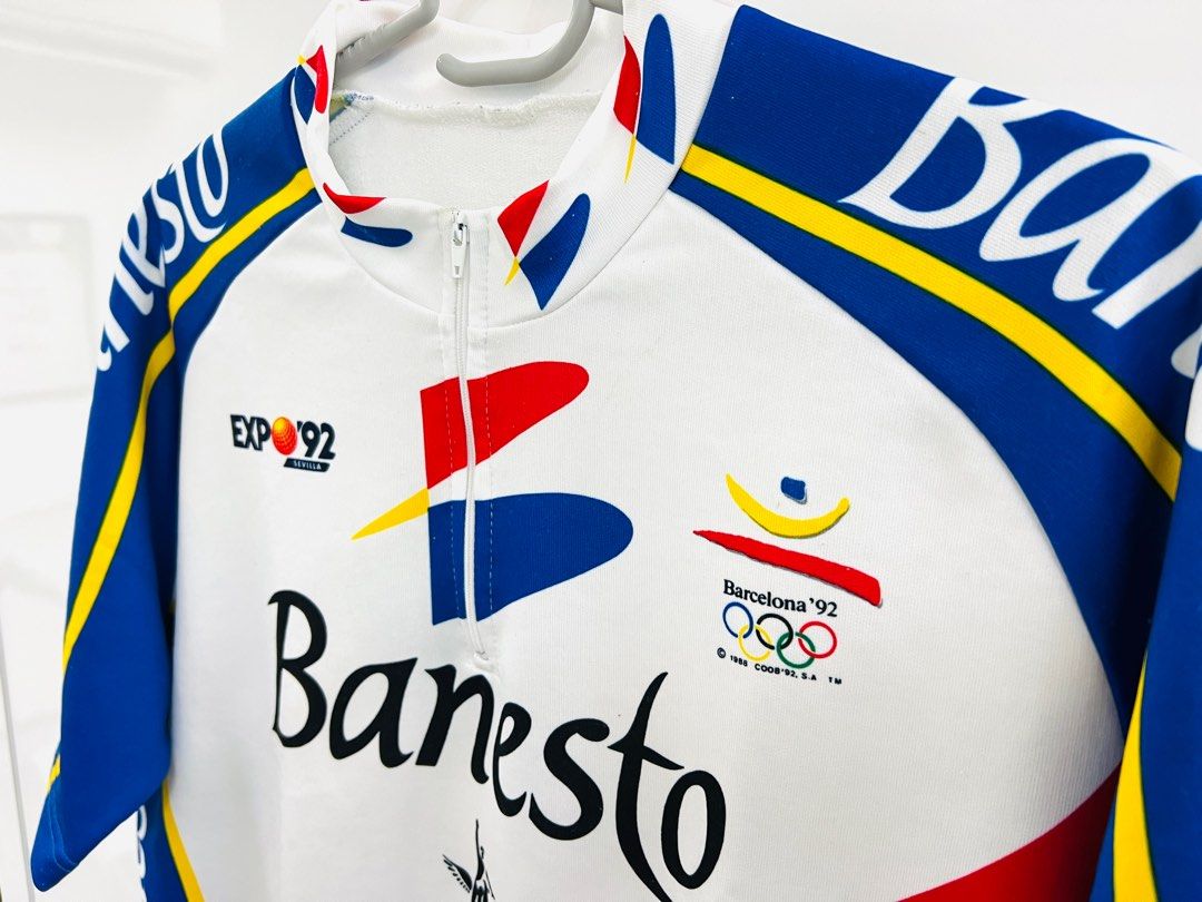 Retro Nalini Banesto Cycling Jersey L Size