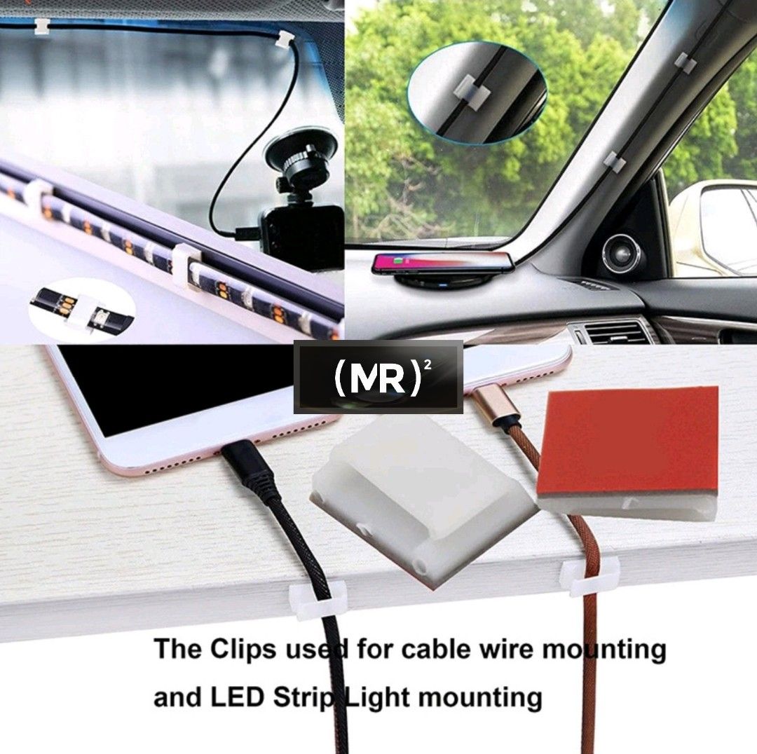 RGB LED Mounting Bracket Clips (pack of 10s), TV & Home Appliances