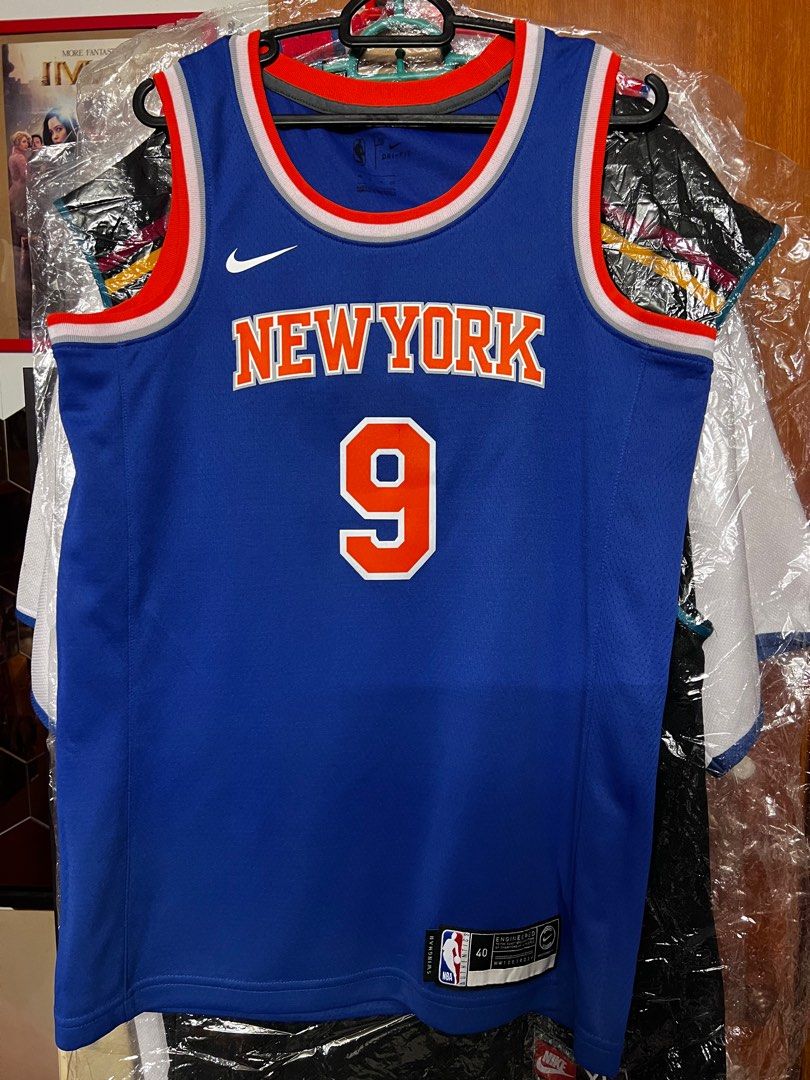 Nike Men's RJ Barrett New York Knicks Icon Swingman Jersey - Blue