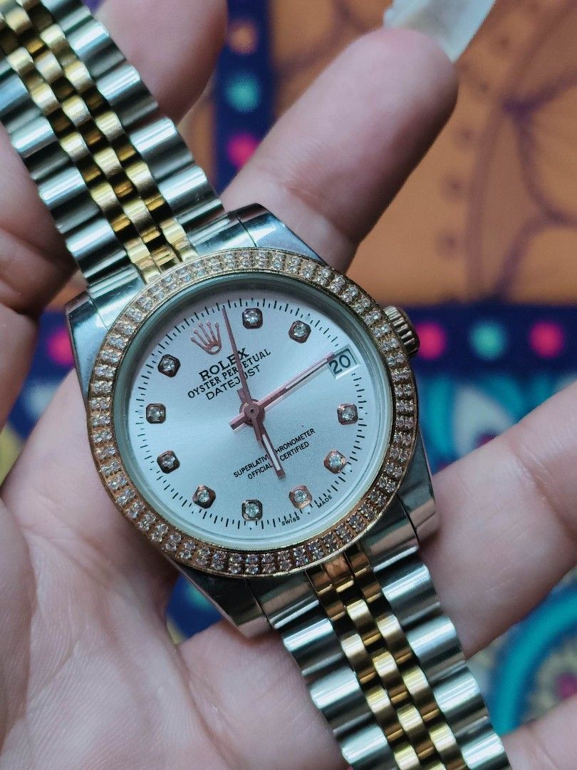 Rolex oyster perpetual on sale quartz japan movt