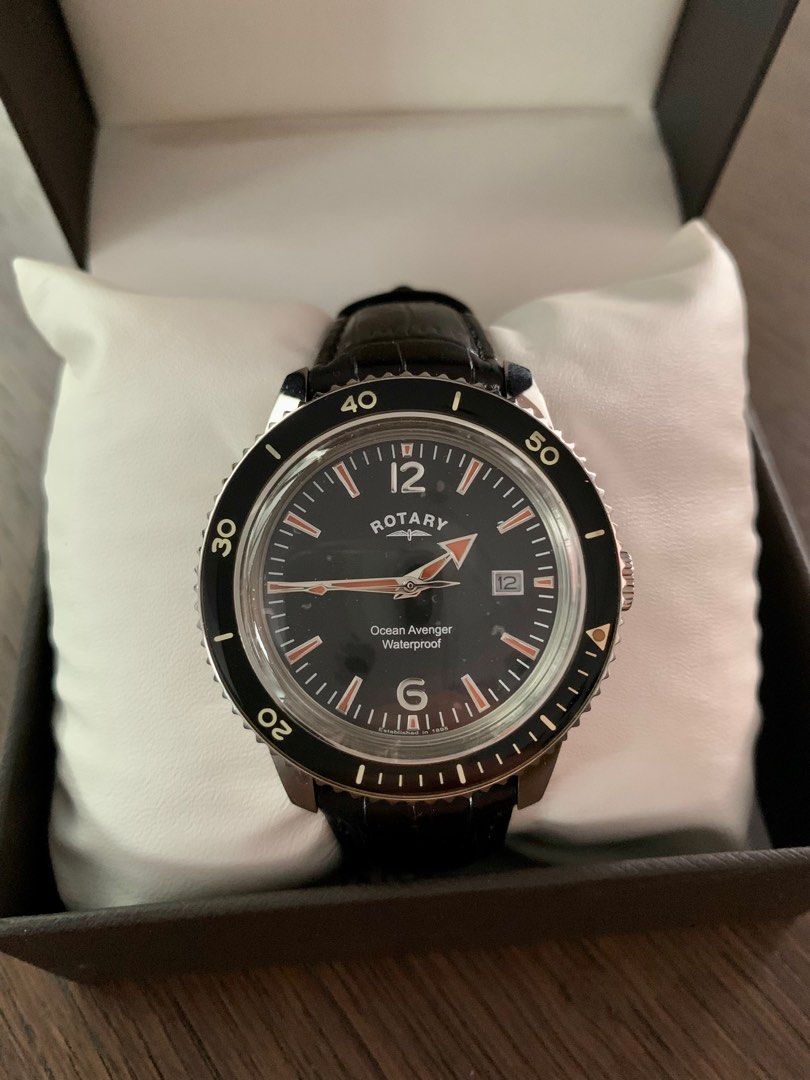 Rotary black sale ocean watch