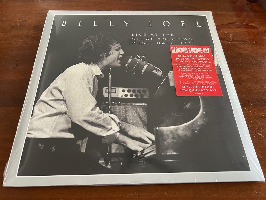(RSD 2023) Billy Joel Live At The Great American Music Hall 1975 (2LP