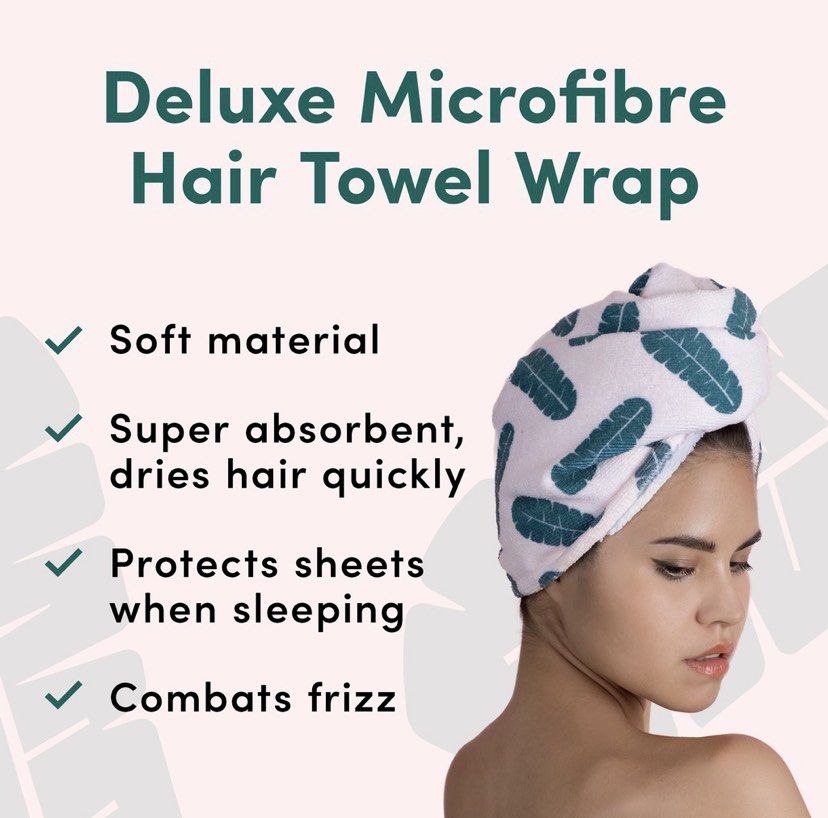 💯Coco &Eve Deluxe Hair towel wrap, Beauty & Personal Care, Bath & Body,  Bath on Carousell
