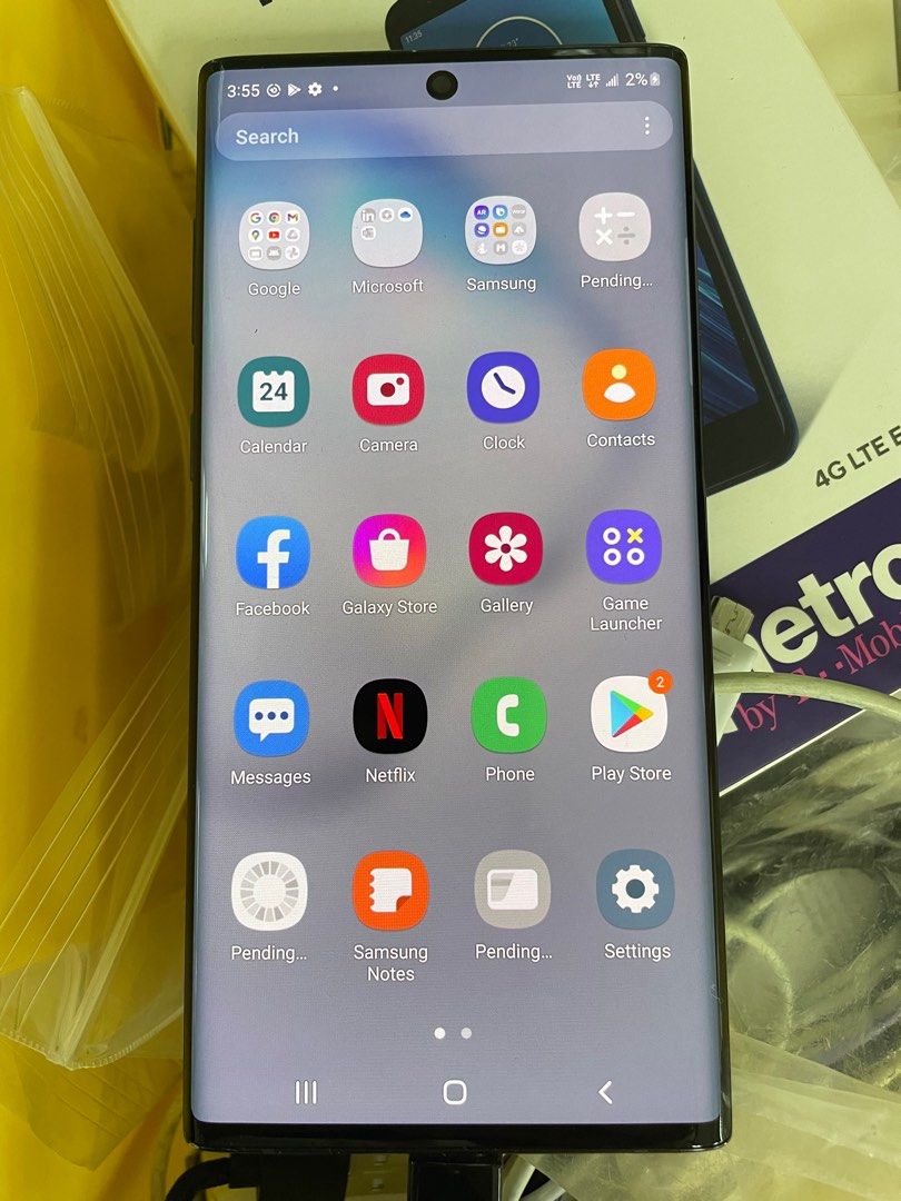 Samsung Note 10 (N970U1) 256gb 有中文, 手提電話, 手機, Android