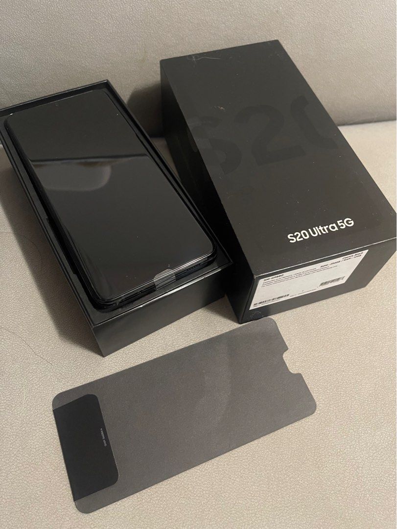 全新］Samsung S20 Ultra 5G 12+256GB Black 黑色, 手提電話, 手機 