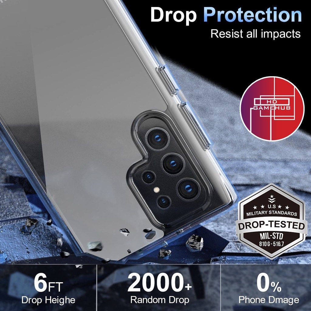 Samsung S23 Ultra / S23 Plus / S23 Space Clear Case (Category: Cases & Sleeves) located in Quezon City. Submitted by playamerica (Listing ID 1228284897, Image 2). Description: Space Military Spec Clear Case Available for: Samsung S23 / S23 Plus / S23 Ultra Material: TPU Edges + Clear Polycarbonate Back Panel Bubble free Anti-yellow Scratch resistant Raised 0.4mm camera cutout Shockproof Ultra Clear SAME DAY DELIVERY VIA GRAB/LALAMOVE SHIPPING VIA