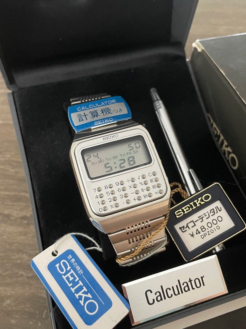 Seiko calculator watch 1977 discount