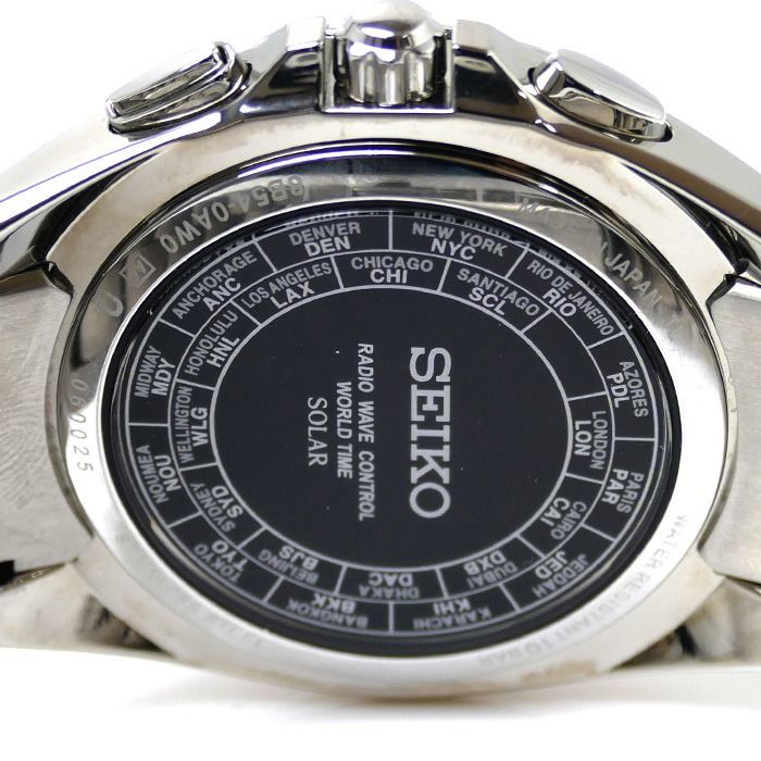 SEIKO精工Brights電波手錶太陽能SAGA145/8B54-0AW0男士, 名牌, 手錶