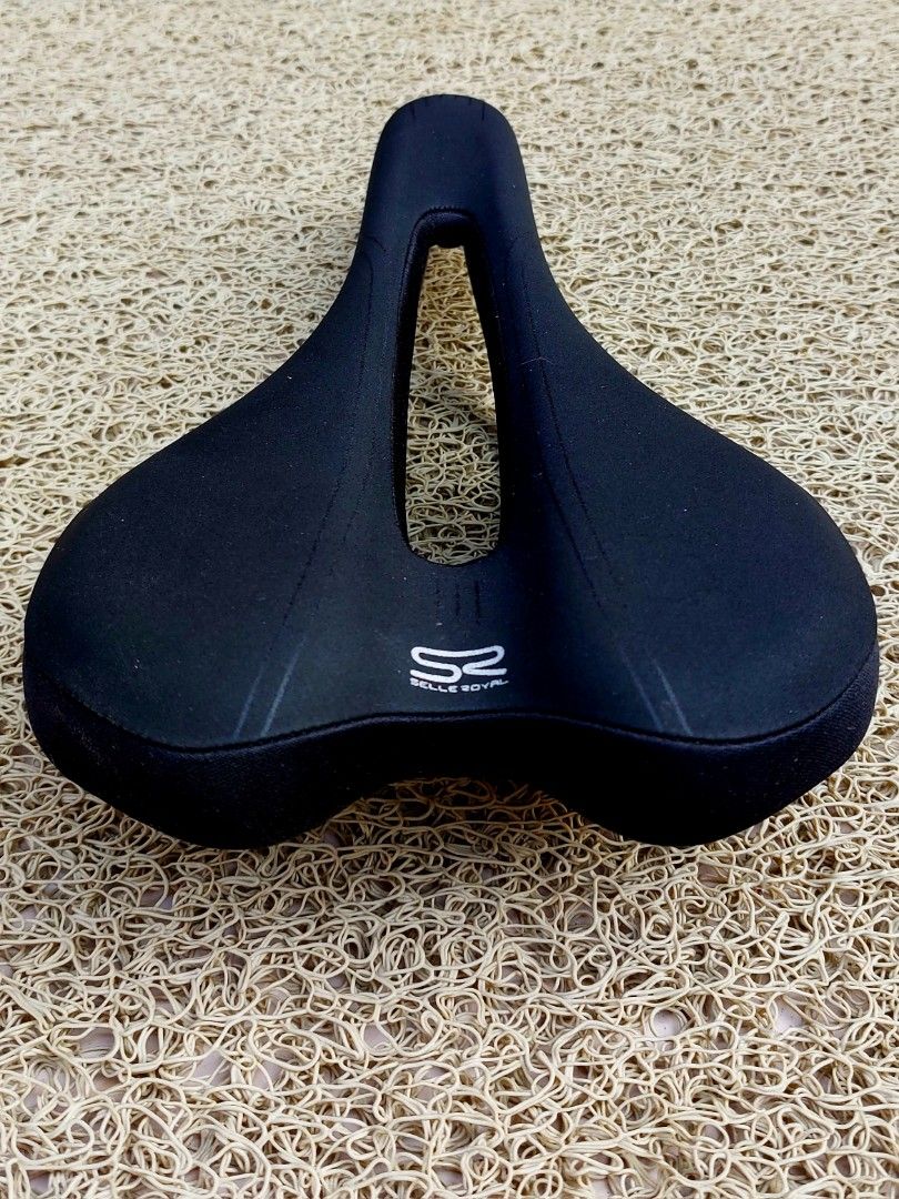 Selle De Vélo Vintage Selle Royal Wing – 265mm X 134mm, Made In Italy, Occasion