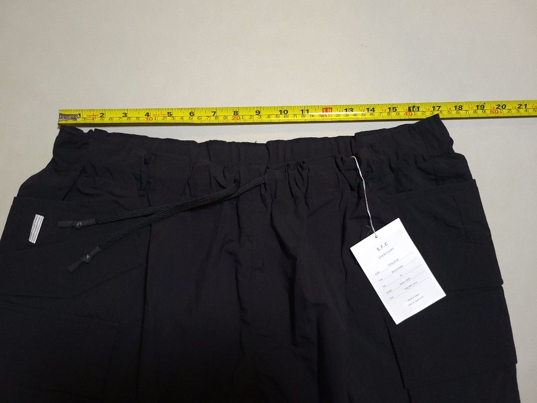 S.F.C ６POCKET SHORTS Black x Green XL, 男裝, 褲＆半截裙, 短褲