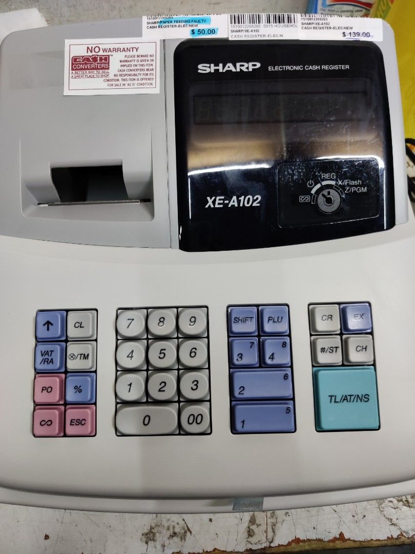 IR-40 Ink Roller For Sharp Cash Register XE-A107 & XE-A102 (2pcs