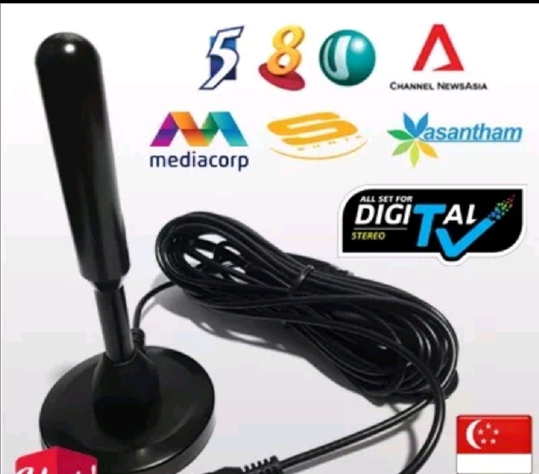 Singapore digital TV antenna, TV & Home Appliances, TV & Entertainment