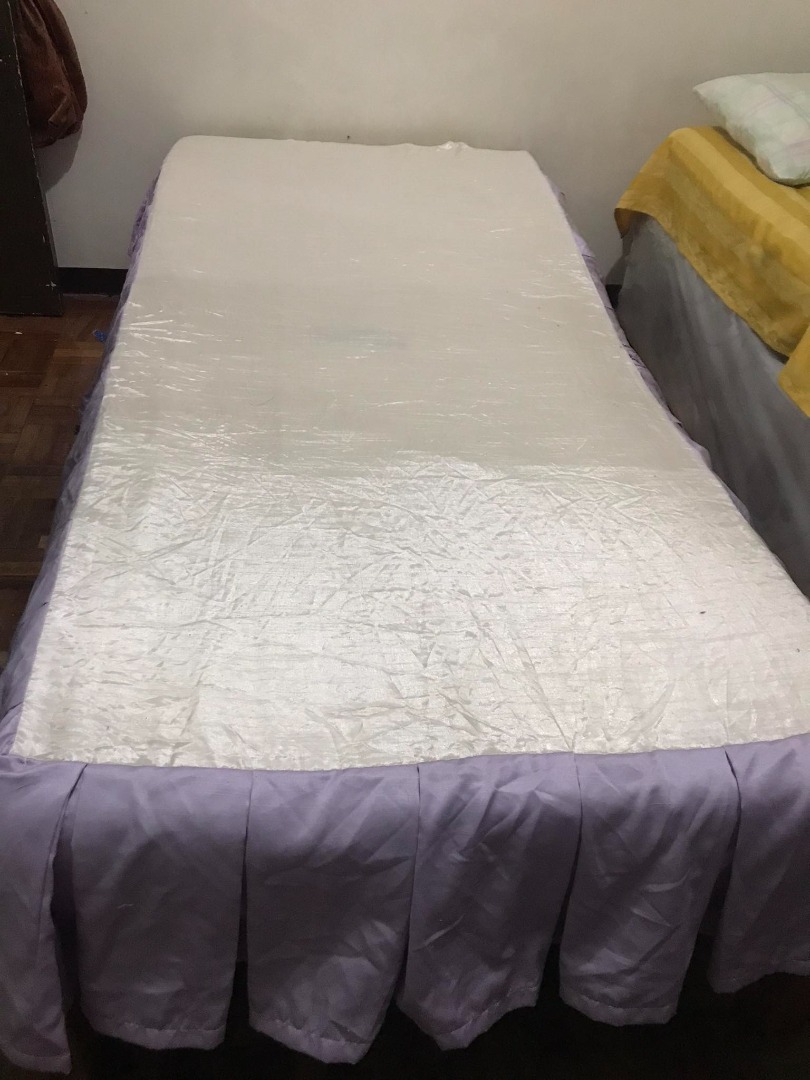 solid wooden bed frame (includes uratex foam) buy one take one 4800
