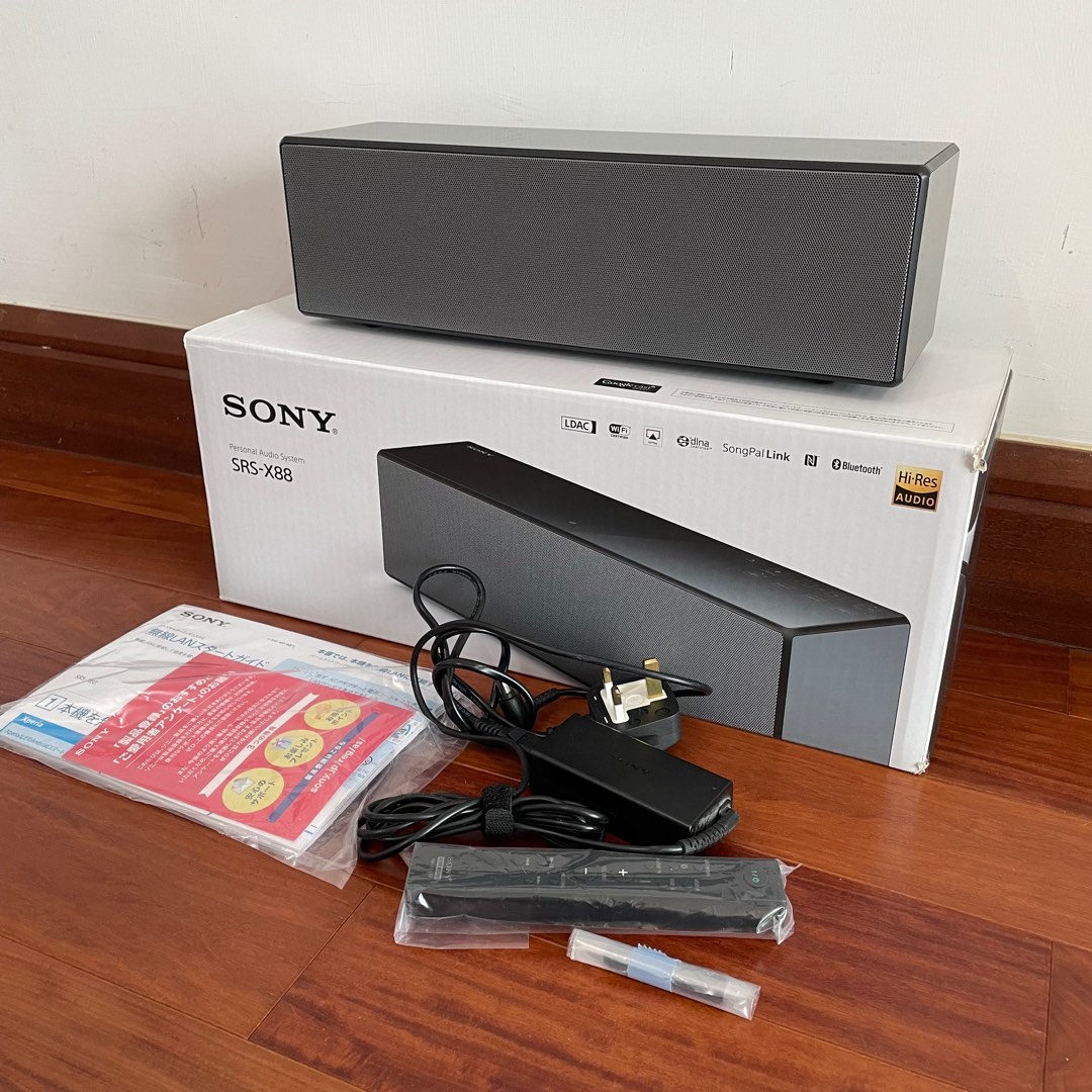 Sony SRS-x88-Res Audio 90 Watt Bluetooth Speaker, 音響器材