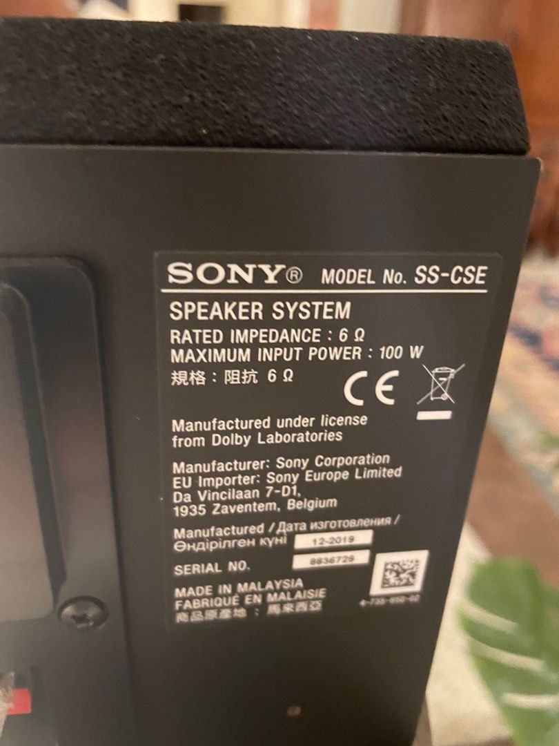 Altavoz De Cine En Casa Con Dolby Atmos/DTS:X | SS-CSE | ES