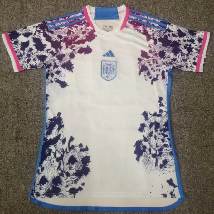 Spain Away Jersey 2023 Football Jersey, Men's Fashion, Tops & Sets