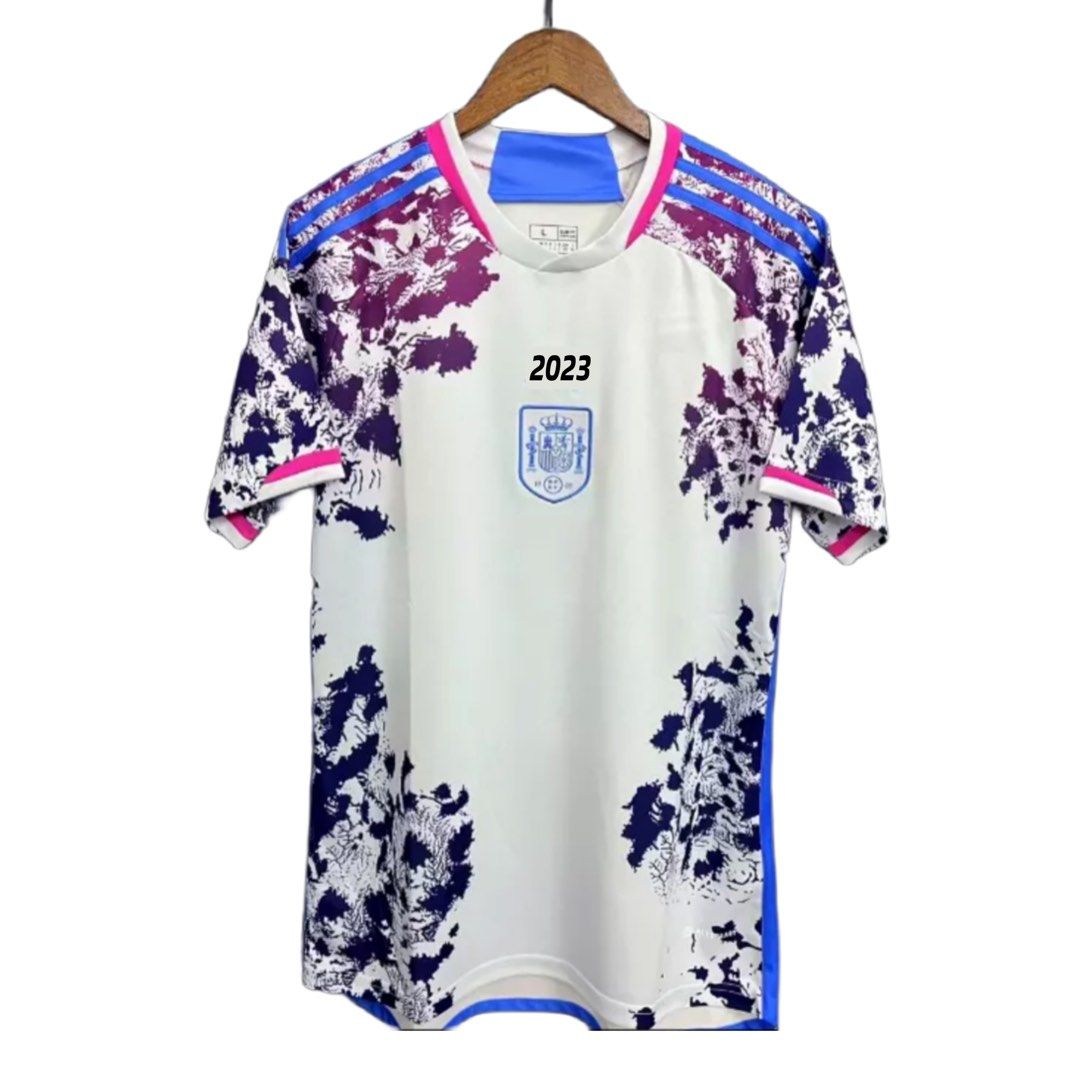 Spain Away Jersey 2023 Football Jersey, Men's Fashion, Tops & Sets
