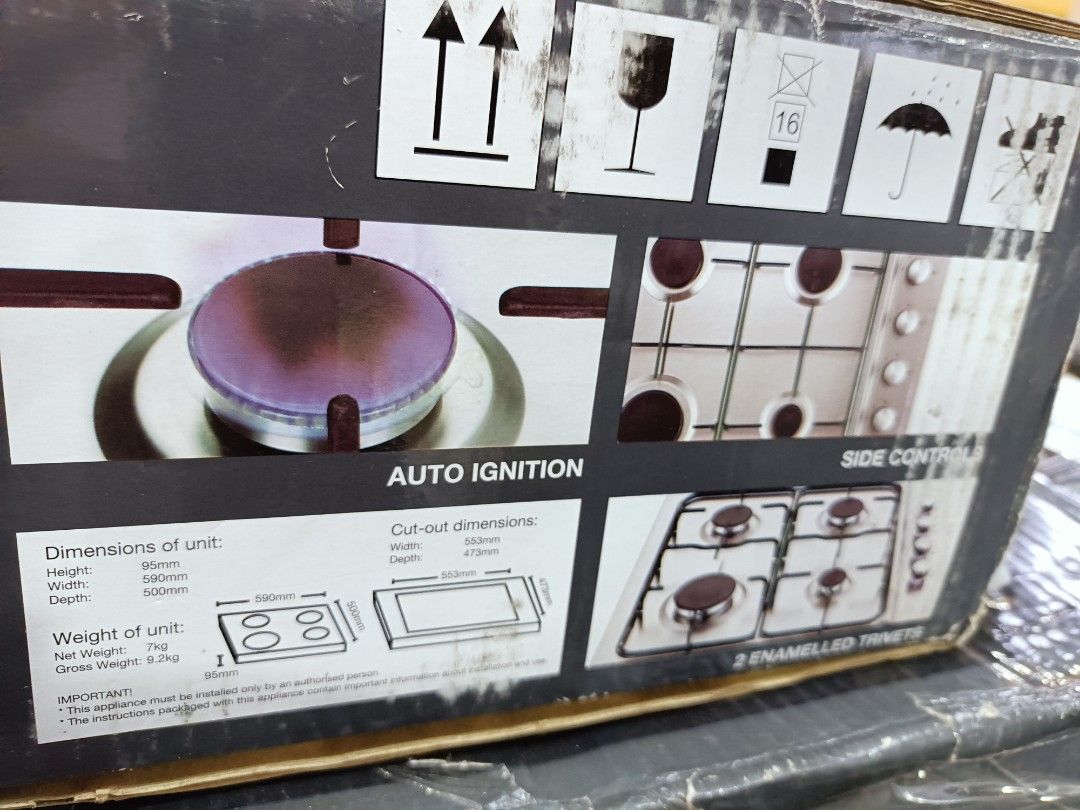 stirling gas cooktop, Furniture & Home Living, Bathroom & Kitchen