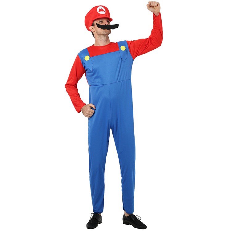 Super Mario costume adult, Hobbies & Toys, Stationary & Craft — free download