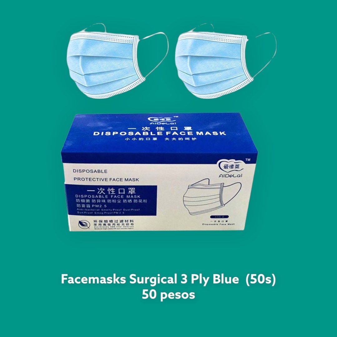 Surgical Face Masks 3 Ply on Carousell