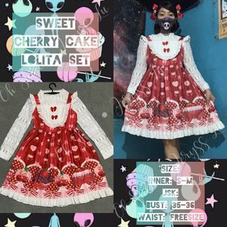 Sweet Cherry Cake Lolita Set