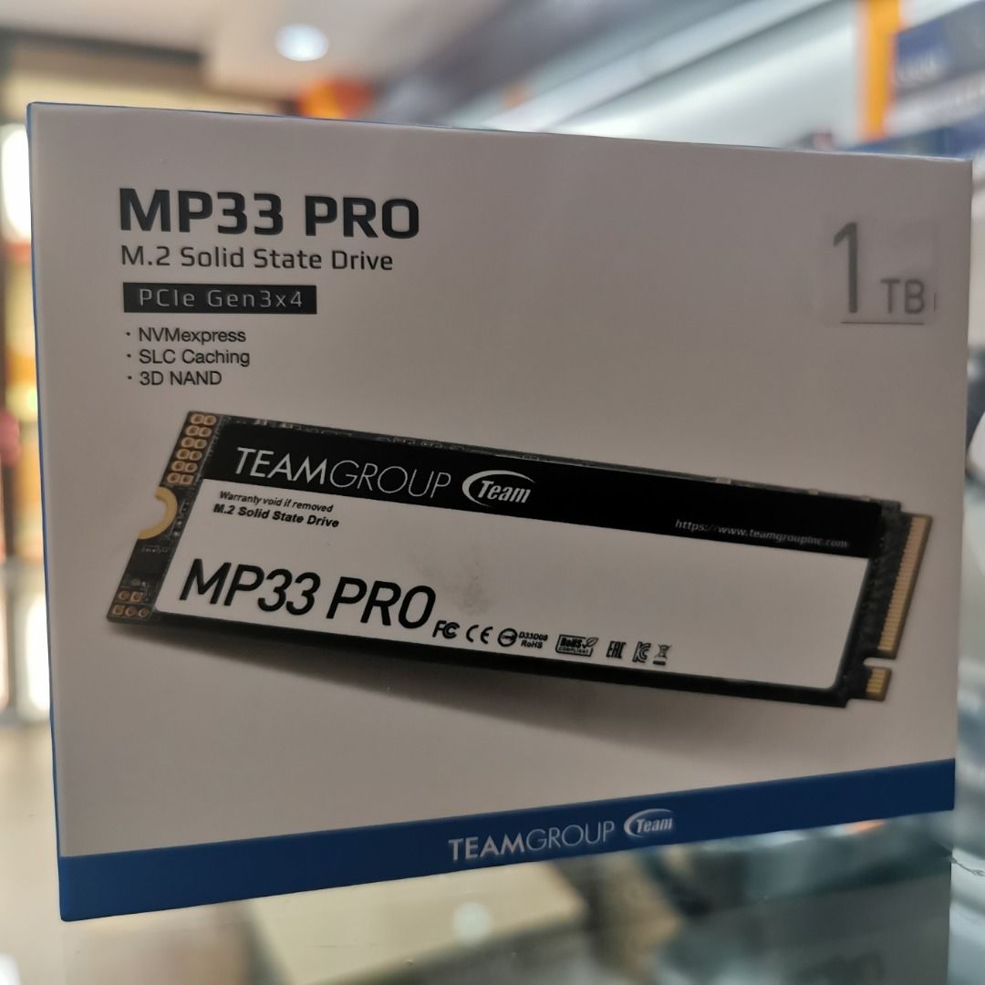Teamgroup MP33 Pro 1TB M.2 2280 NVME SSD, Computers & Tech, Parts ...