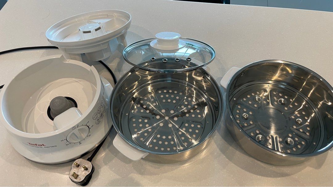 Tefal 6L food steamer stainless steel as new, TV & Home Appliances