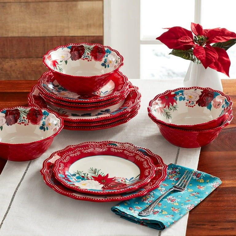 Pioneer woman deals dinnerware set