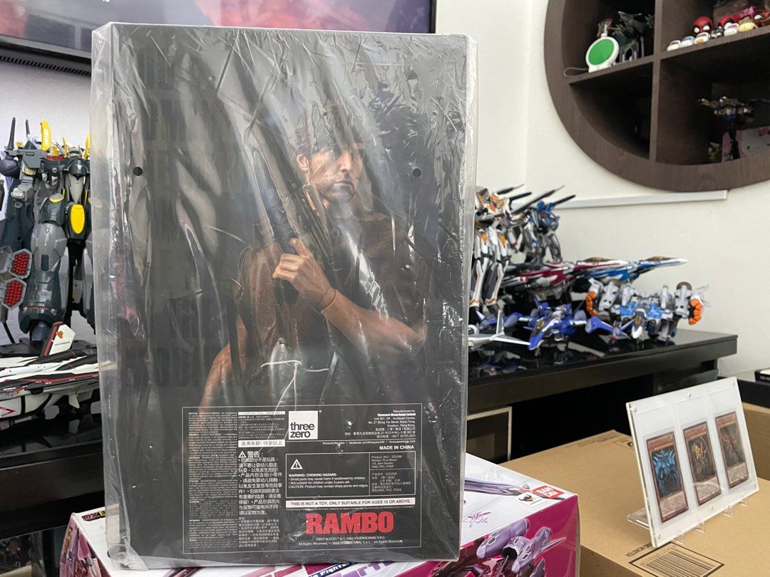Three Zero Rambo Display Threezero 1/6 John Rambo, Hobbies & Toys, Toys & Games on Carousell