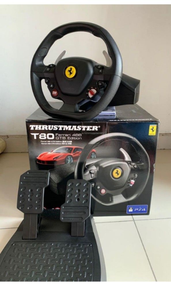 Ps5 Volante Ferrari T80 488 Gtb Thrustmaster
