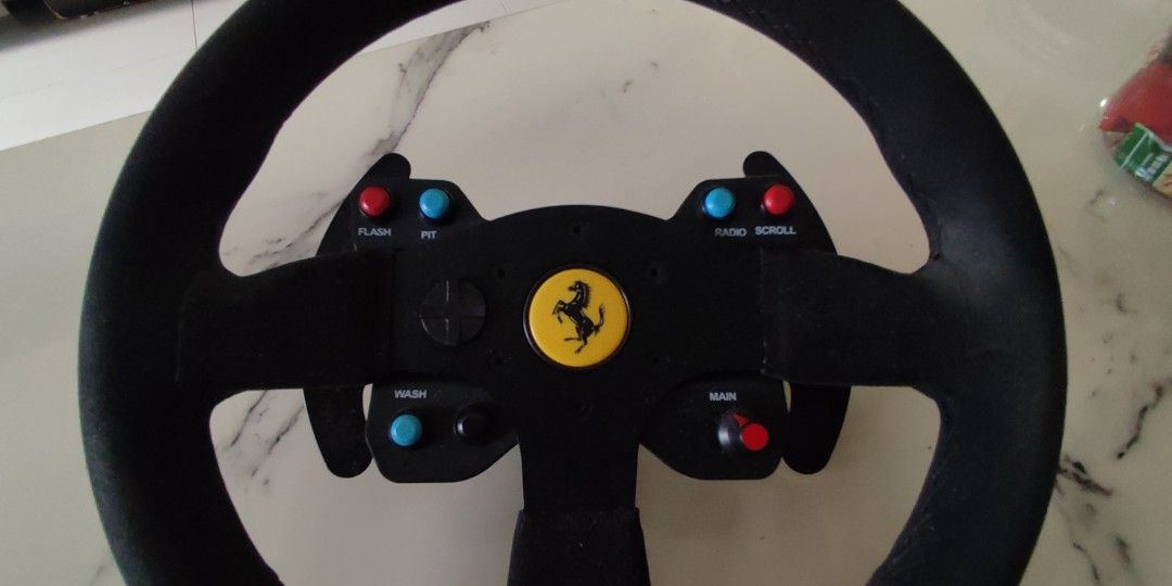 Thrustmaster Ferrari 599XX EVO 30 – Volant De Course Avec Alcantara Pour Xbox One, PS4, PC (base Non Incluse)