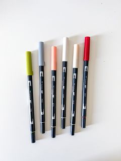Tombow 56170 Dual Brush Pen Art Markers, Portrait, 10-Pack 