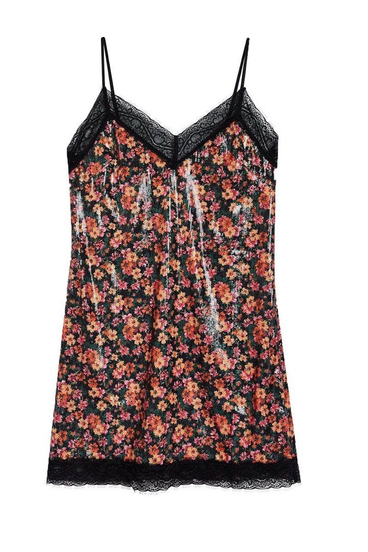 Topshop Floral Sequin Lace Trim Slip Dress in Multicolor, Women's Fashion, Dresses & Sets, Dresses on Carousell Topshop Floral Sequin Lace Trim Slip Dress in Multicolor, Women's Fashion, Dresses & Sets, Dresses on Carousell