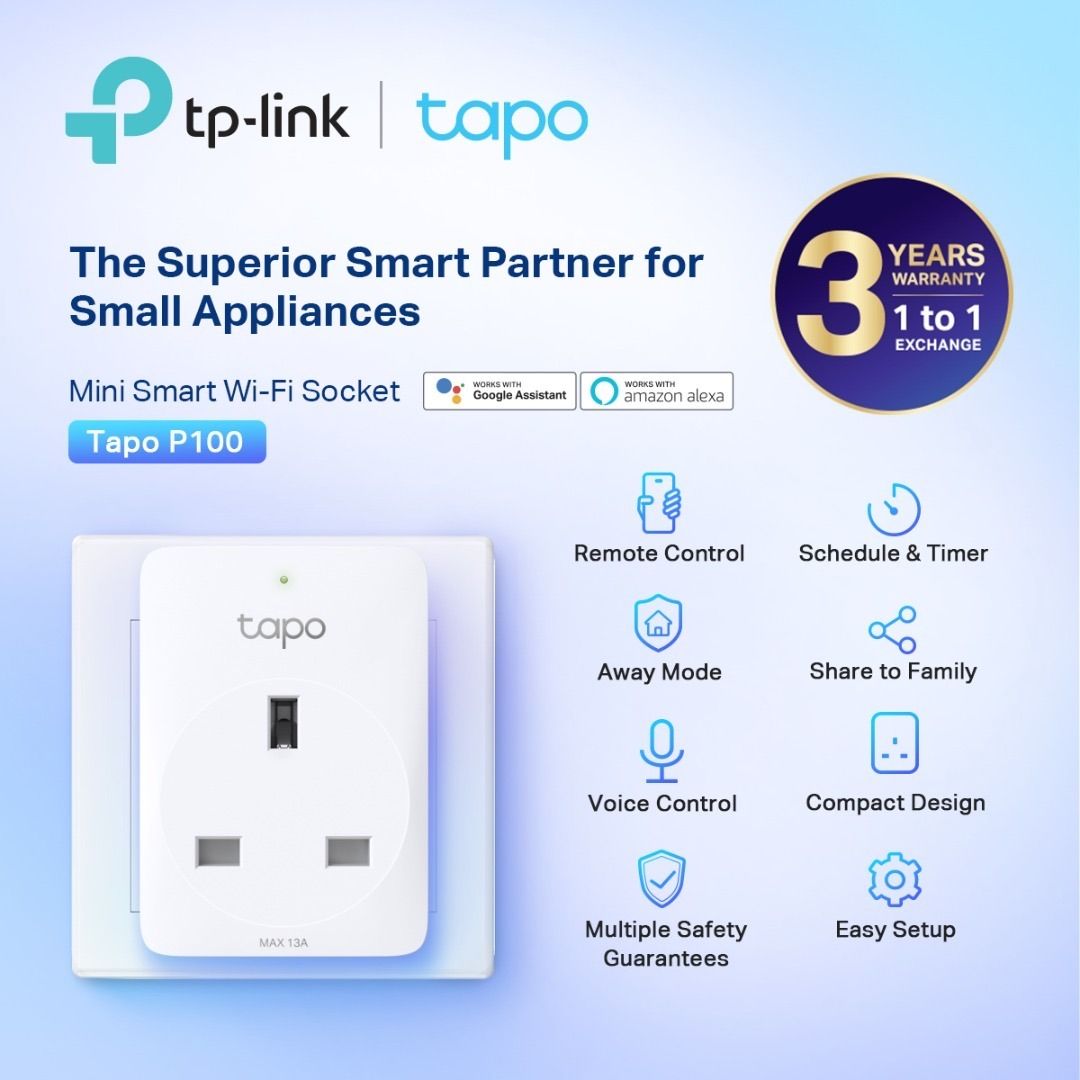 Buy this Mini Smart Plug TP-Link Tapo P100 (1 Pack)