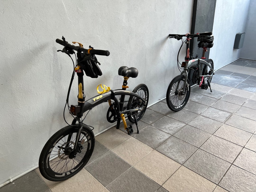 TRS Folding bike, Sports Equipment, Bicycles & Parts, Bicycles on Carousell