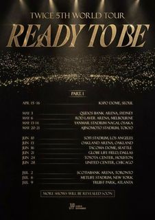 TWICE READY TO BE TOUR TOUR SYDNEY