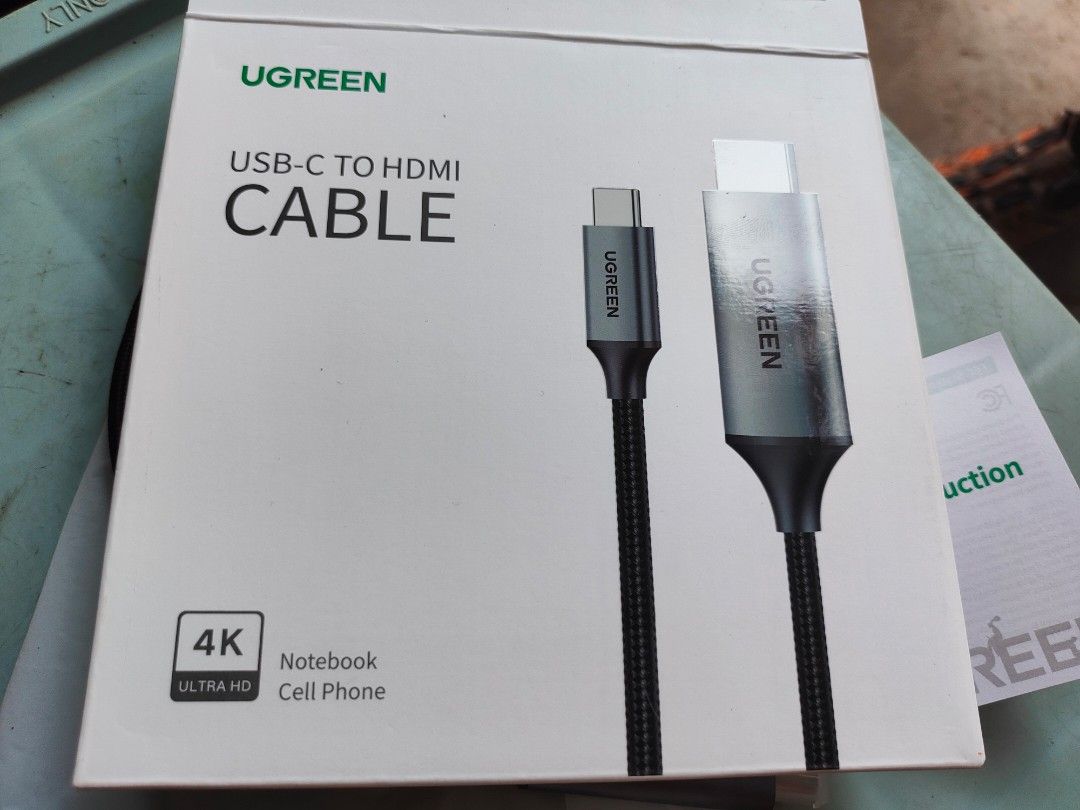 Ugreen USBC to HDMI Cable (1.5m), Computers & Tech, Parts & Accessories, Cables & Adaptors on