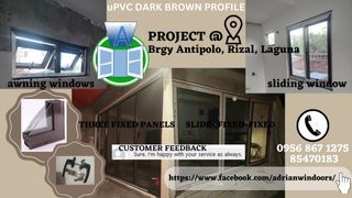 uPVC DARK BROWN WINDOWS & DOORS