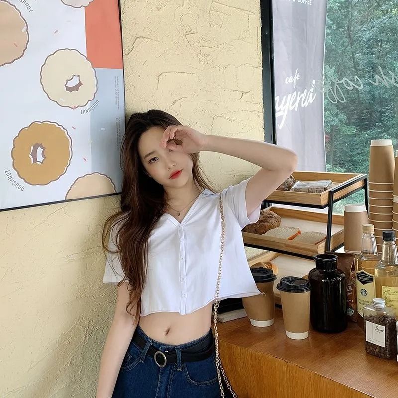 Casual shop crop top