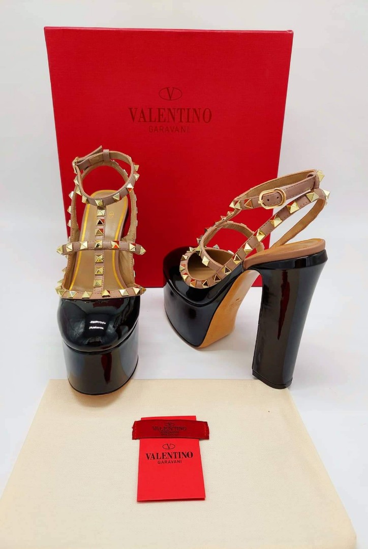 Valentino platform heels, Luxury, Sneakers & Footwear on Carousell